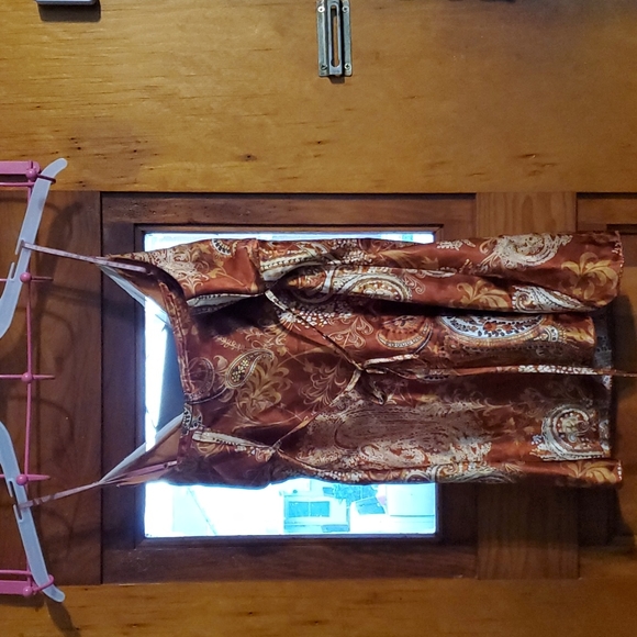 Self Esteem shiny Polyester Tank Top - Picture 3 of 5